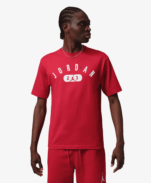 JORDAN | JORDAN T-SHIRT { GYM RED/WHITE