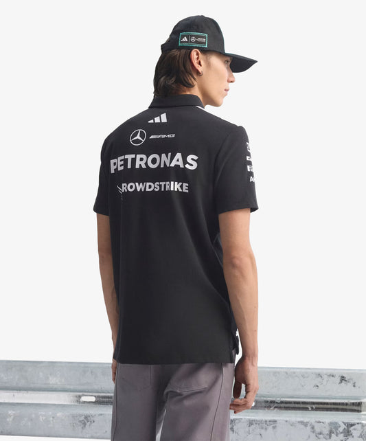 ADIDAS | MERCEDES - AMG PETRONAS FORMULA 1 TEAM ENGINEERS POLO { BLACK