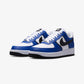 NIKE | AIR FORCE 1 '07 LV8 { OLD ROYAL/BLACK-WHITE-METALLIC SILVER