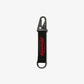 SUPERKICKS | RIPSTOP KEYCHAIN { BLACK/RED
