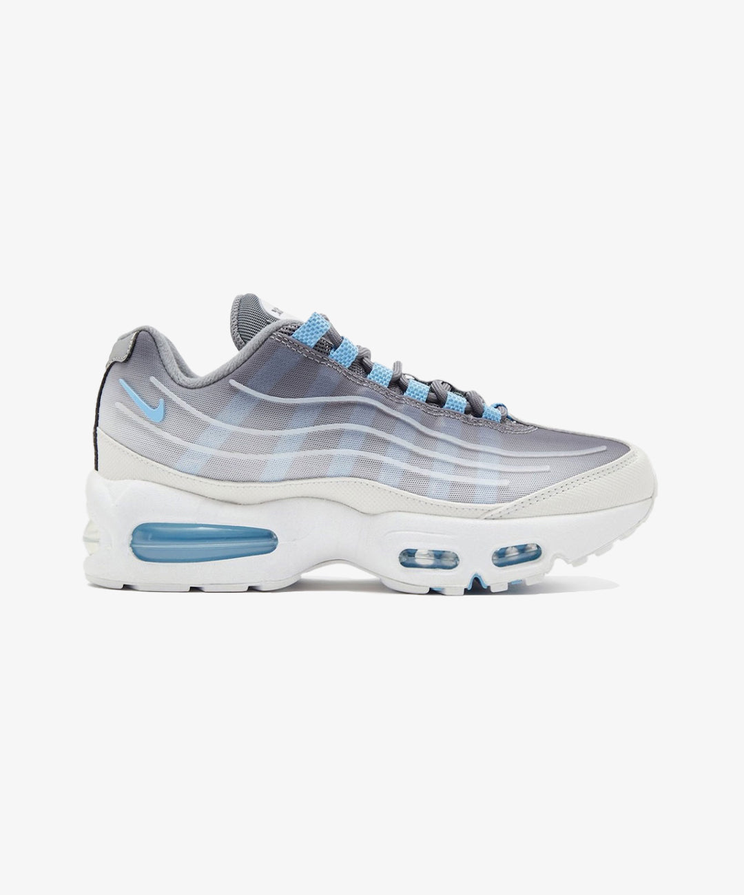 Nike | AIR MAX 95 BIG BUBBLE { SMOKE GREY/FOOTBALL BLUE-WHITE-BLACK