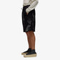 Y-3 | FUZZY FLEECE SHORTS  { BLACK