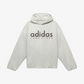 ADIDAS | FEAR OF GOD ATHLETICS COTTON FLEECE HOODIE { MEDIUM GREY HEATHER