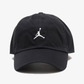 Jordan | UNSTRUCTURED CURVED-BILL HAT { BLACK