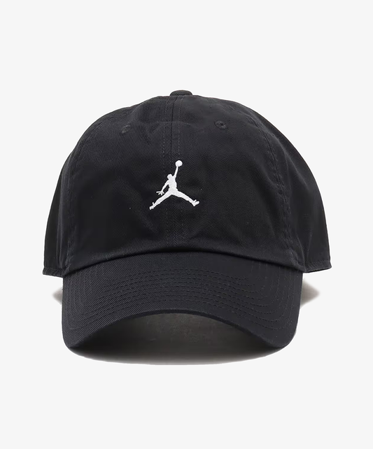 Jordan | UNSTRUCTURED CURVED-BILL HAT { BLACK