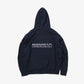 Icecream | EMBROIDERED LOGO COTTON HOODIE  { NAVY