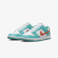 Nike | DUNK LOW RETRO  { WHITE/COSMIC CLAY-DUSTY CACTUS