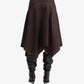 ALMOST GODS | PANEL SKIRT { BROWN