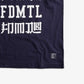 FDMTL | LOGOS TEE  { NAVY