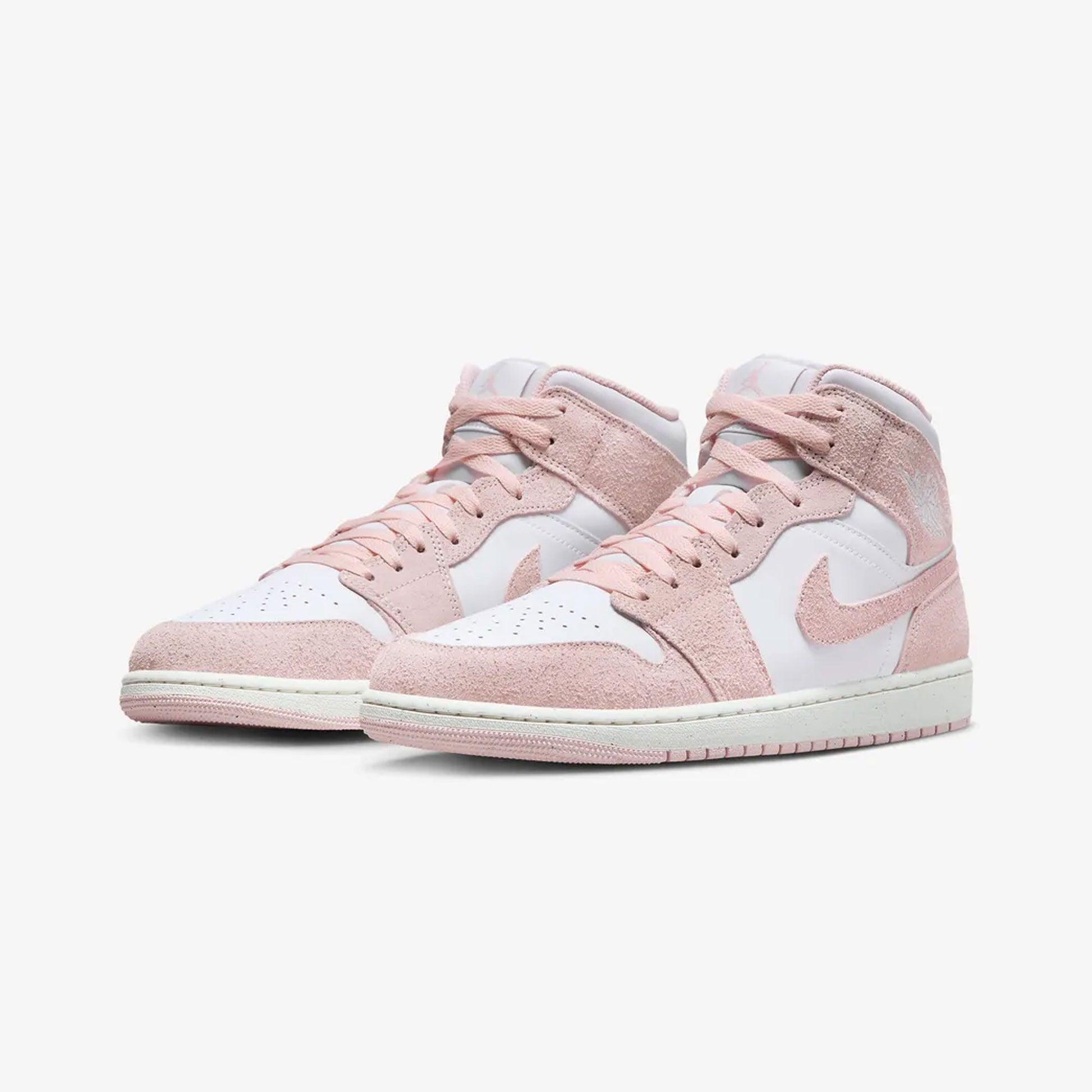 Nike Jordan Jordan Mid Barely Rose Rose Air Jordan Roze Zwart