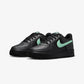 NIKE | AIR FORCE 1 { BLACK/ARCTIC GREEN-ANTHRACITE