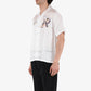 Represent | STORMS IN HEAVEN SATIN SHIRT  { FLAT WHITE