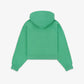 SPORTY & RICH | SRHWC CROPPED HOODIE { VERDE/WHITE