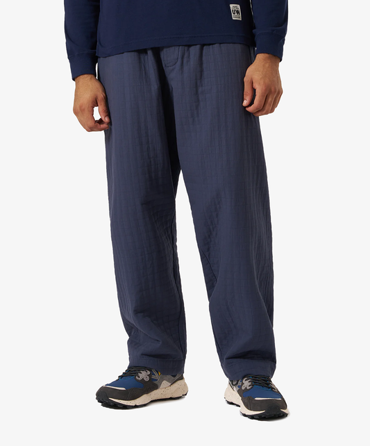 UNIVERSAL WORKS | RAHIM COTTON OXFORD PANT { NAVY