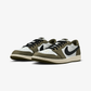 JORDAN | AIR JORDAN 1 RETRO LOW OG { MEDIUM OLIVE/BLACK-SUMMIT WHITE-SAIL