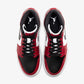 JORDAN | AIR JORDAN 1 MID { BLACK/GYM RED