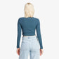 Adidas Originals | ESSENTIALS RIB LONG SLEEVE TEE  { ARCTIC NIGHT