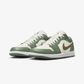 JORDAN | AIR JORDAN 1 LOW { VINTAGE LICHEN/MEDIUM OLIVE-SUMMIT WHITE