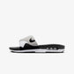 Nike | AIR MAX 1 SLIDE  { WHITE/BLACK