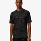 JORDAN | BROOKLYN SHORT SLEEVE T-SHIRT {  BLACK/UNIVERSITY RED