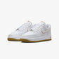 Nike | AIR FORCE 1 '07 { WHITE/WHITE-BRONZINE