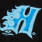HUF | HEAT WAVE T-SHIRT  { BLACK
