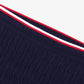 SPORTY & RICH | SERIF LOGO MINI CABLE SKIRT { NAVY
