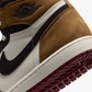 JORDAN | AIR JORDAN 1 RETRO HIGH OG "LOVE LETTER" { SHADOW BROWN/TEAM RED-LT BRITISH TAN