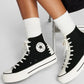 Converse | CHUCK TAYLOR ALL STAR LIFT PLATFORM CRAFTED { BLACK