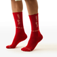 GULLY LABS | GULLY SOCKS { KUMKUM RED