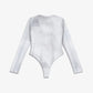 F A R A K | BASICS WOMEN BODYSUIT { WHITE
