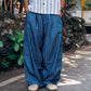 OUR OWN PACE | REALLY WIDE PANTS { BLUE STRIPES
