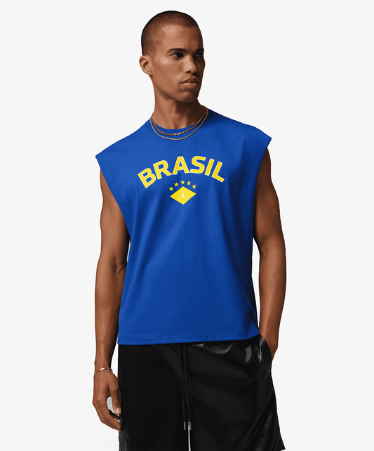 JORDAN | SLEEVELESS GRAPHIC T-SHIRT { OLD ROYAL