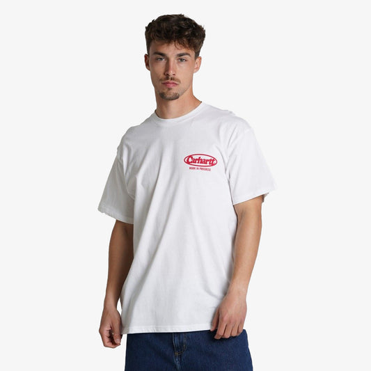 Carhartt | S/S LOGO T-SHIRT { WHITE