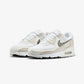 Nike | AIR MAX 90 { WHITE/FLAT PEWTER-LT OREWOOD BRN