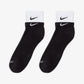 NIKE | EVERYDAY PLUS CUSHIONED TRAINING ANKLE SOCKS { BLACK/WHITE/BLACK