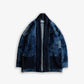 FDMTL | JACQUARD BORO HAORI RINSE { INDIGO