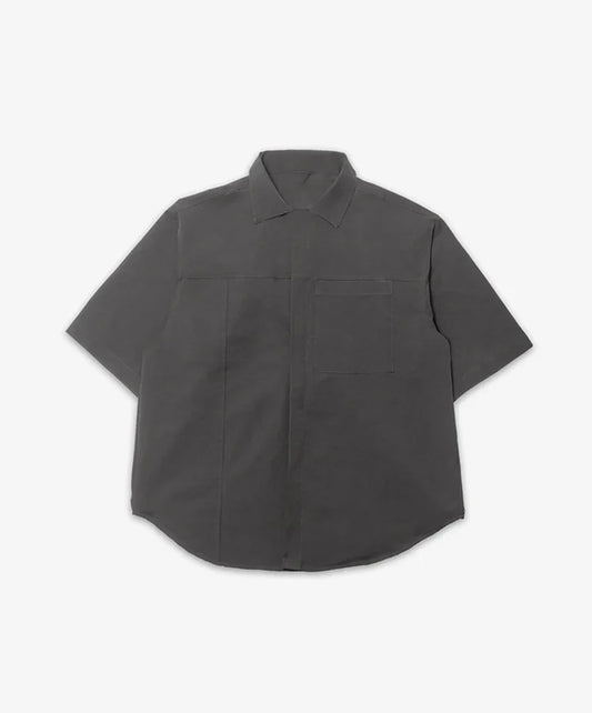 SUPERKICKS | CORE BOXY SHIRT { CHARCOAL