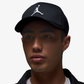 Jordan | RISE STRUCTURED CURVED-BILL HAT { BLACK/WHITE