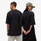 Y-3 |  BOXY SHORT SLEEVE TEE { BLACK