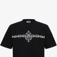 ALMOST GODS | ALPHA CROSS CHAIN LINK TEE { BLACK