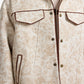 F A R A K | HANDMADE JACQUARD JACKET { BEIGE