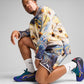 PUMA | X DYLAN EXHIBIT PRINTED TERRY SHORT { VIVID BLUE