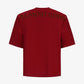ALMOST GODS | LOGO DROP SHOULDER TEE { RED
