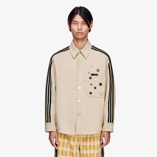 ADIDAS ORIGINALS | SONG FOR THE MUTE ADI006 SHIRT JACKET { STONE KHAKI