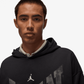 JORDAN | BROOKLYN COLLEGIATE PULLOVER HOODIE { BLACK/SAIL