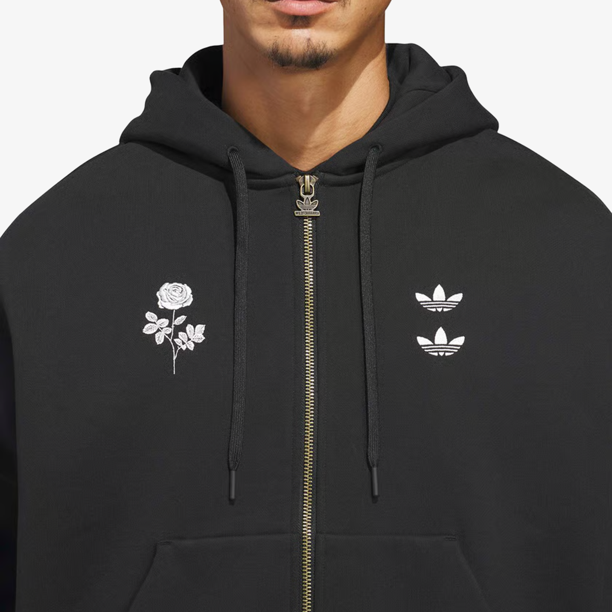 ADIDAS ORIGINALS | x CHAVARRIA HEAVYWEIGHT ZIP HOODIE { BLACK