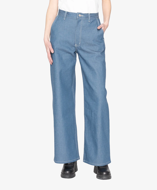 Naked & Famous | MAUDIE - ANTIQUE BLUE DENIM STRETCH { BLUE