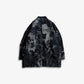 FDMTL | BORO HAORI JACKET { BLUE/GREY