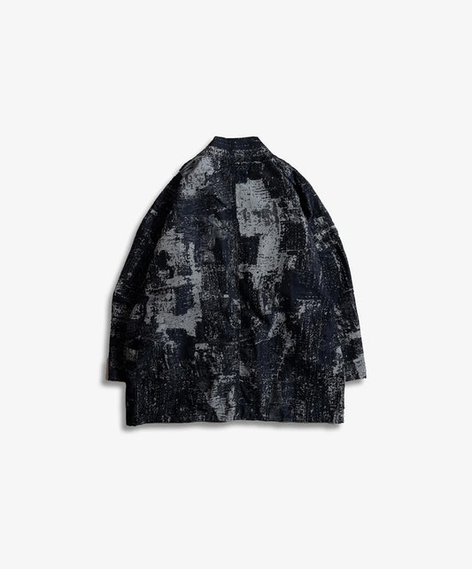 FDMTL | BORO HAORI JACKET { BLUE/GREY
